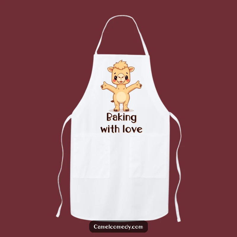 Funny Hugging Camel Apron - Kitchen Embrace Accessory, Hilarious Cooking Gift