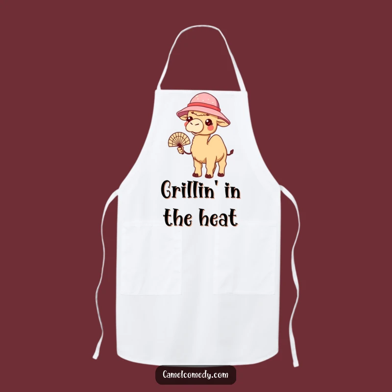 Funny Kawaii Camel Summer Apron - Hilarious Heatwave Kitchen Gear