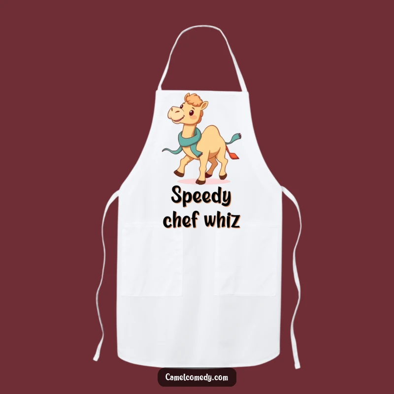 Funny Galloping Camel Apron - Jaunty Scarf Style, Hilarious Cooking Fun