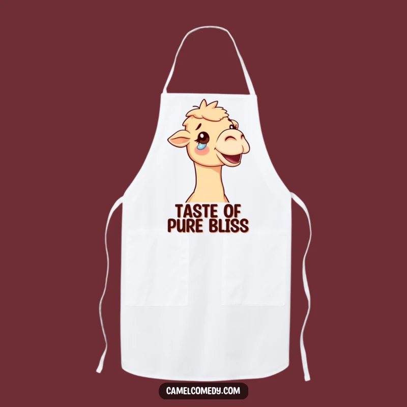 Funny Delighted Camel Apron - Cook with Heartfelt Joy