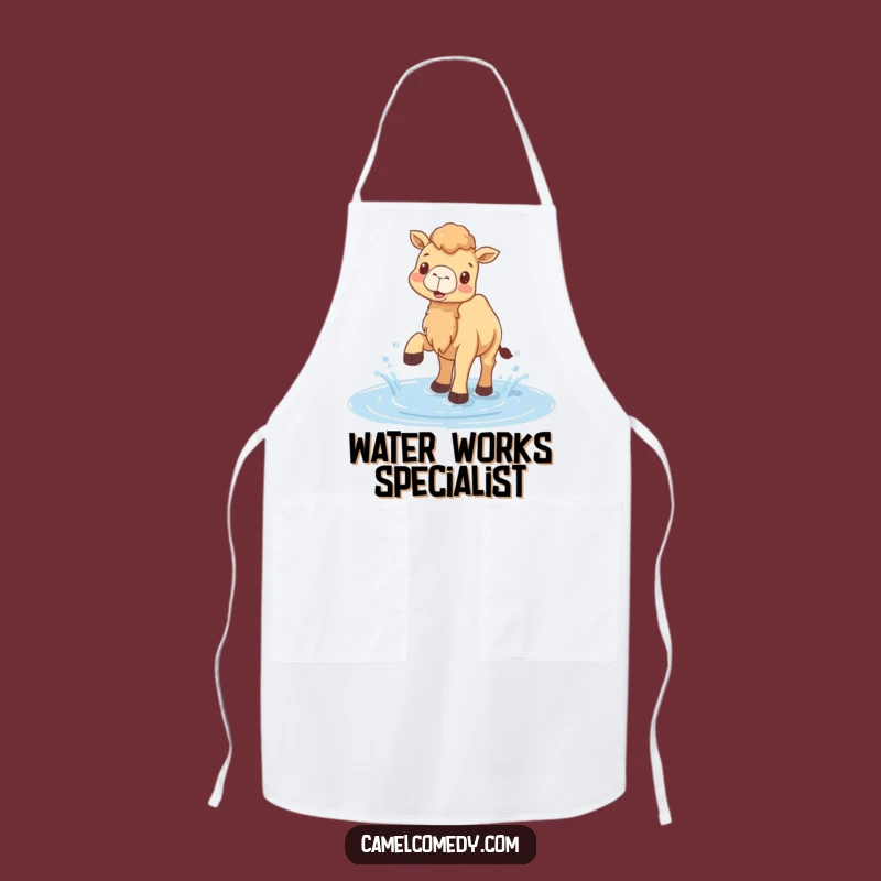 Funny Camel Puddle Apron - Keep Clean & Laugh, Ideal Kitchen Funny Gift!