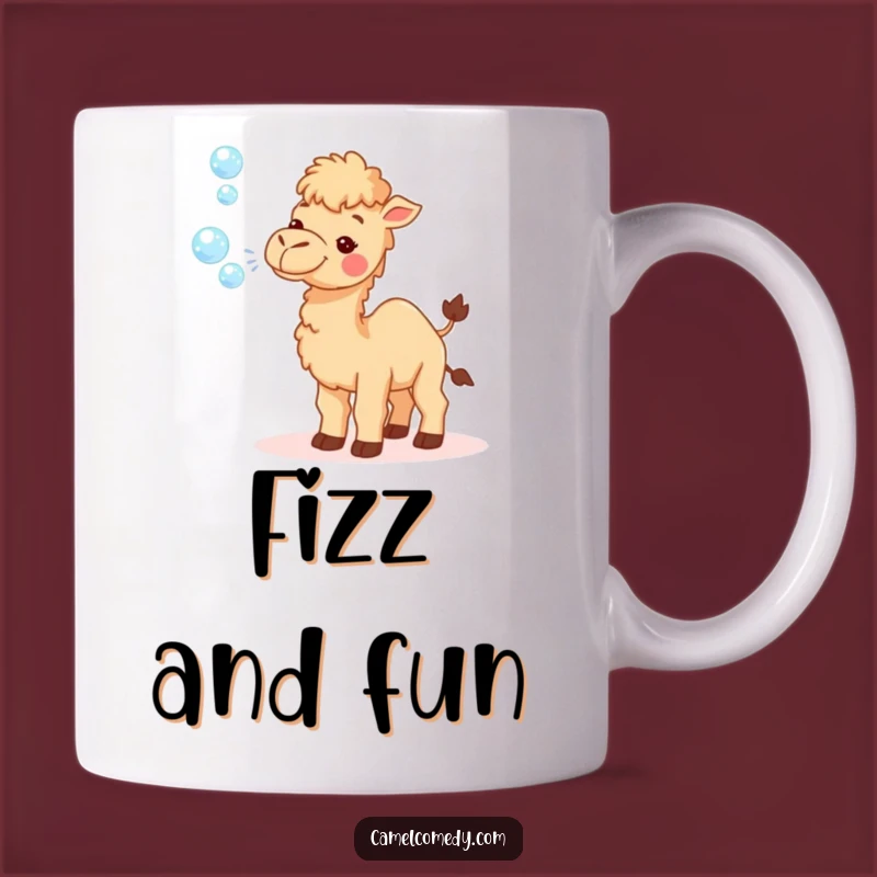 Funny Tiny Camel Bubbles Mug: Happy Blower Gift For Coffee Lovers