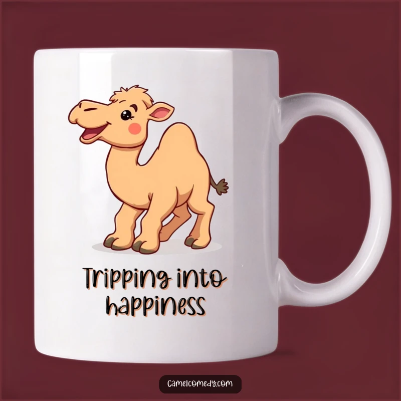 Funny Tripping Camel Mug - Hilarious Clumsy Camel Gift for Laughs