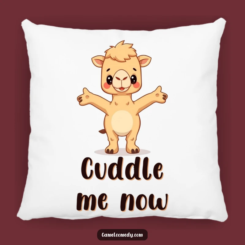Funny Hugging Camel Pillow - Soft Embrace Cushion, Hilarious Comfort Gift