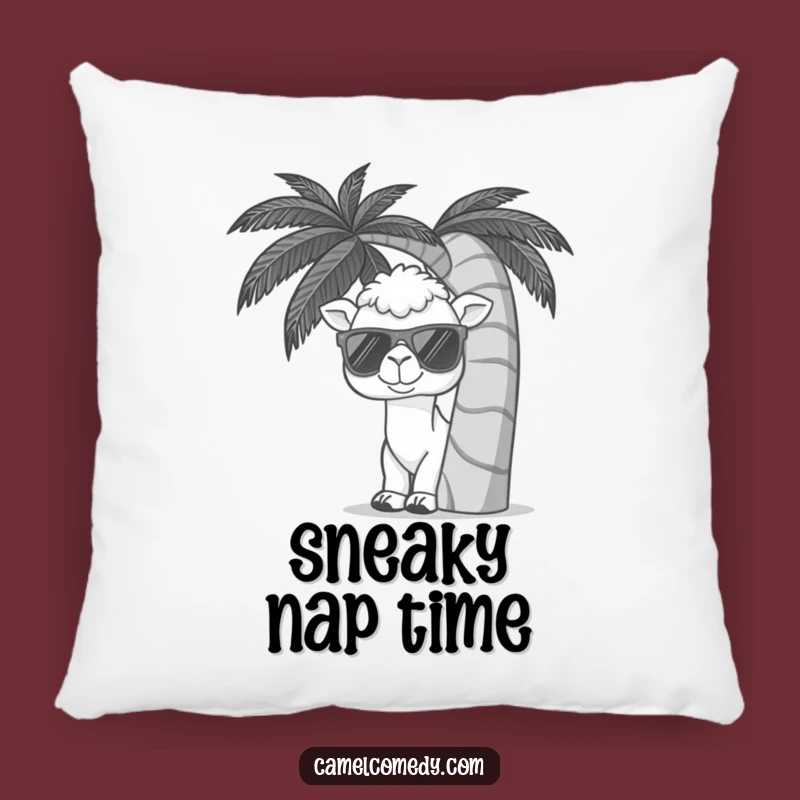Funny Kawaii Camel Tropical Pillow - Comfy & Hilarious Accent