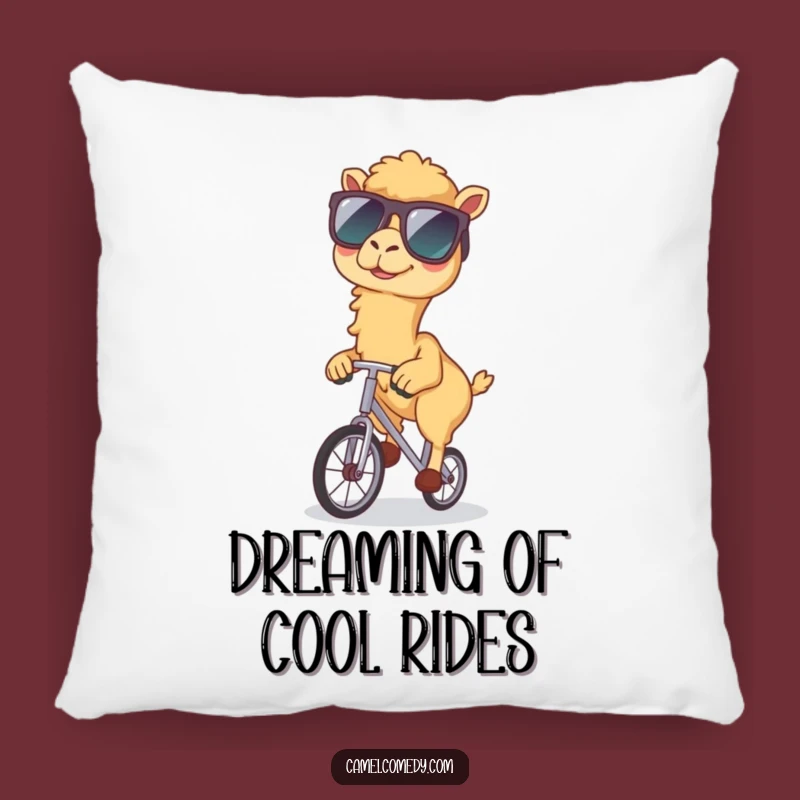 Funny Kawaii Camel Unicycle Cushion Pillow - Hilarious Camel Comfort Gift