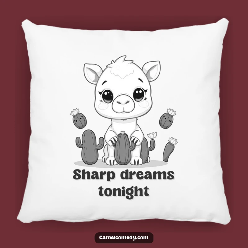 Funny Kawaii Camel Cactus Juggling Pillow - Comfy & Hilarious Accent