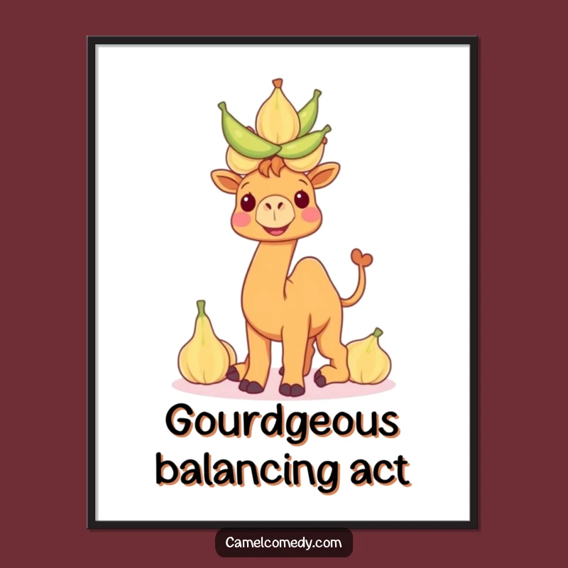 Funny Camel Art Print: Hilarious Desert Decor, Perfect Digital Gift