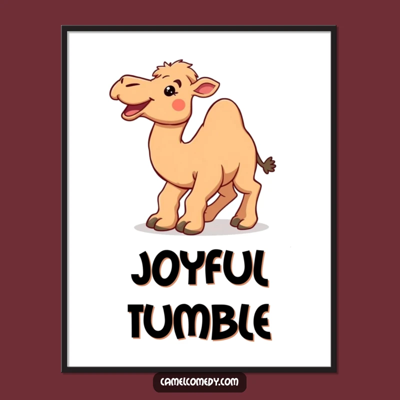 Funny Tripping Camel Digital Art - Humorous Camel Download for Gifts