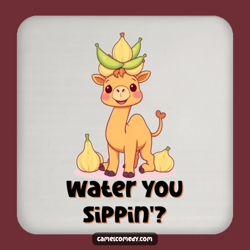 Funny Camel Water Coaster: Hilarious Protection for Your Drinks, Perfect Gift