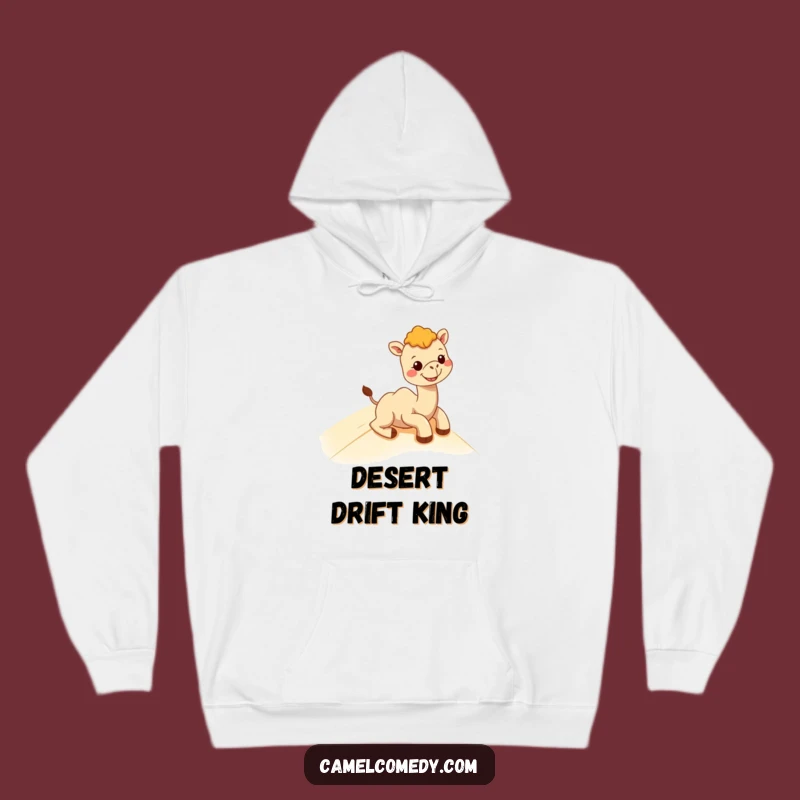 Cozy Funny Kawaii Camel Hoodie: Warm Up with Desert Laughs and Desert Vibes