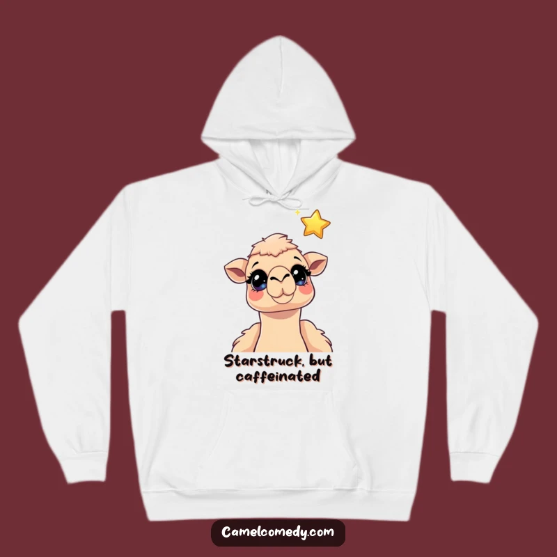 Funny Camel Dreamer Hoodie: Cozy Winter Funny Gift for Hopeful Hearts