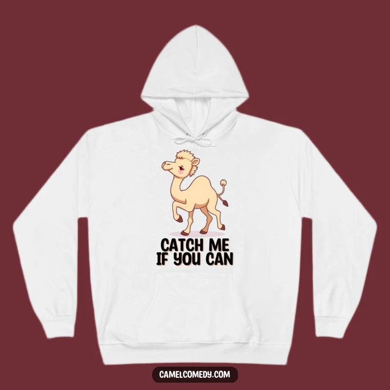 Funny Camel Prance Hoodie: Cozy Winter Funny Gift for Playful People