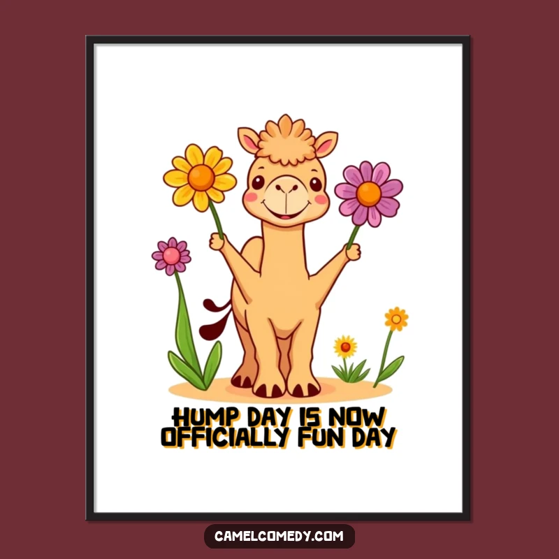 Free Printable Juggling Camel Wall Art: Funny Desert Downloadable Art for Home Decor