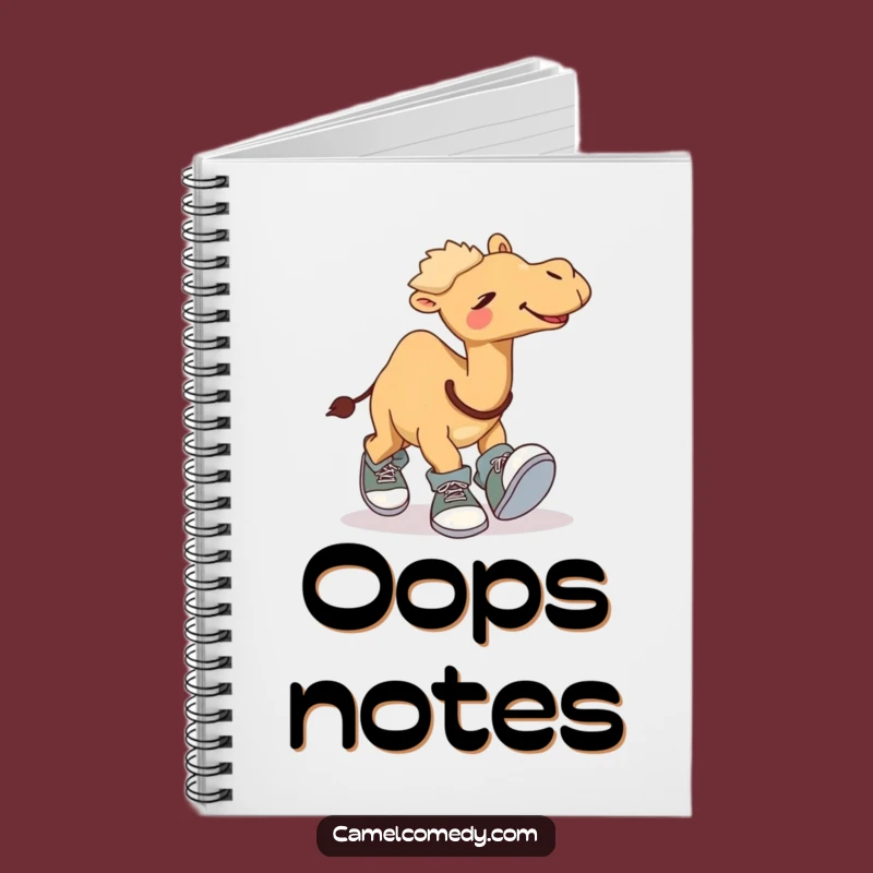 Funny Giggling Camel Notebook: Clumsy Ideas Journal, Gift