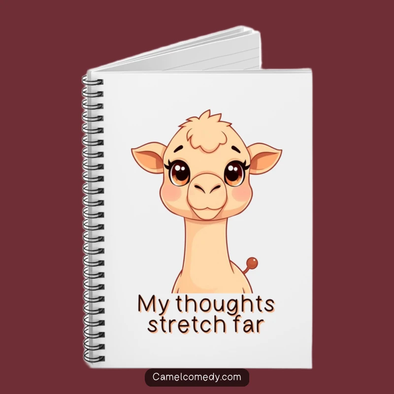 Funny Kawaii Camel Notebook: Long-Necked Camel Journal, Perfect Humorous Gift