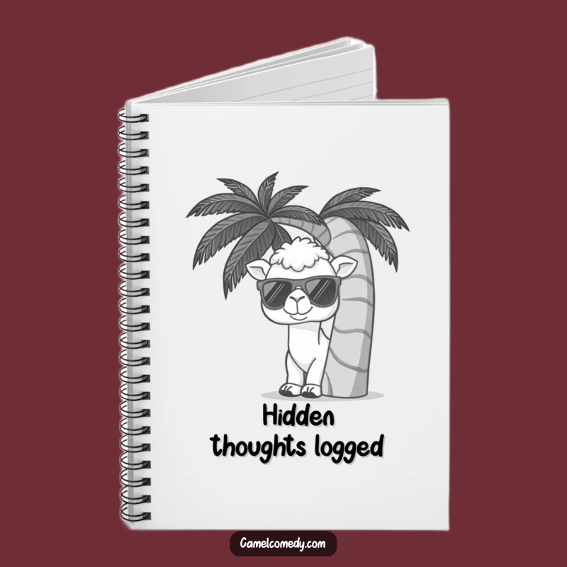 Funny Kawaii Camel Tropical Notebook - Hilarious Journal for Island Ideas