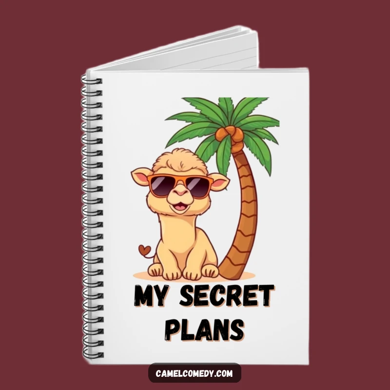 Funny Kawaii Camel Tropical Notebook: Jot Down Your Sunny Ideas