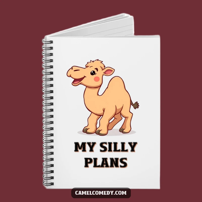 Funny Tripping Camel Notebook - Humorous Camel Journal for Notes