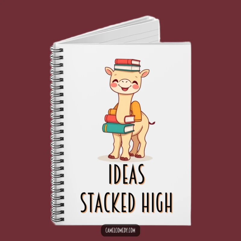 Funny Bookish Camel Notebook - Joyful Hump Stack, Hilarious Notes