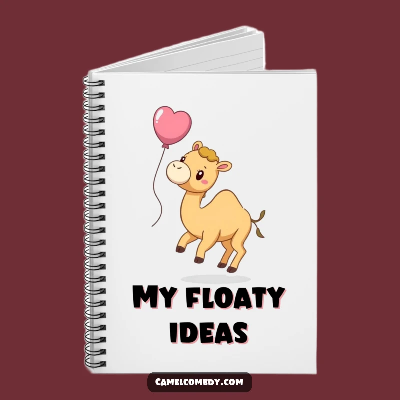 Funny Camel Balloon Notebook - Jot Down Whimsical Ideas, Perfect Funny Gift!