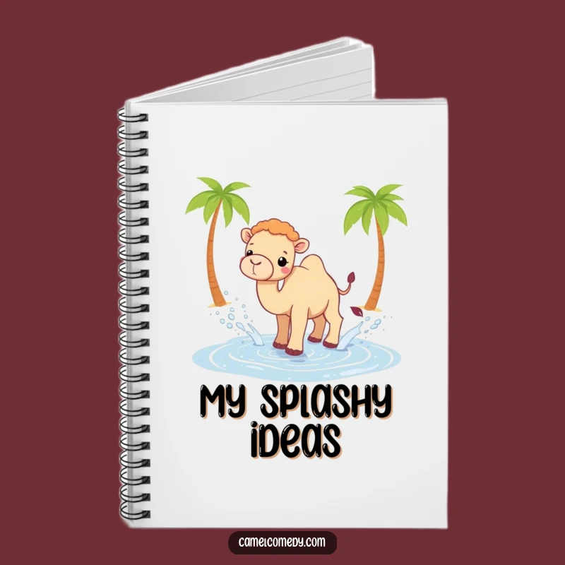 Funny Kawaii Camel Notebook - Oasis Plans, Perfect Funny Gift Journal!