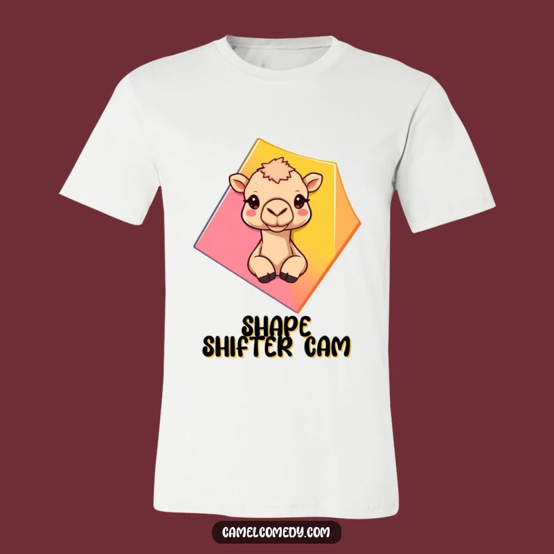 Funny Peeking Camel Tee - Quirky Camel Shirt for Humorous Gifts