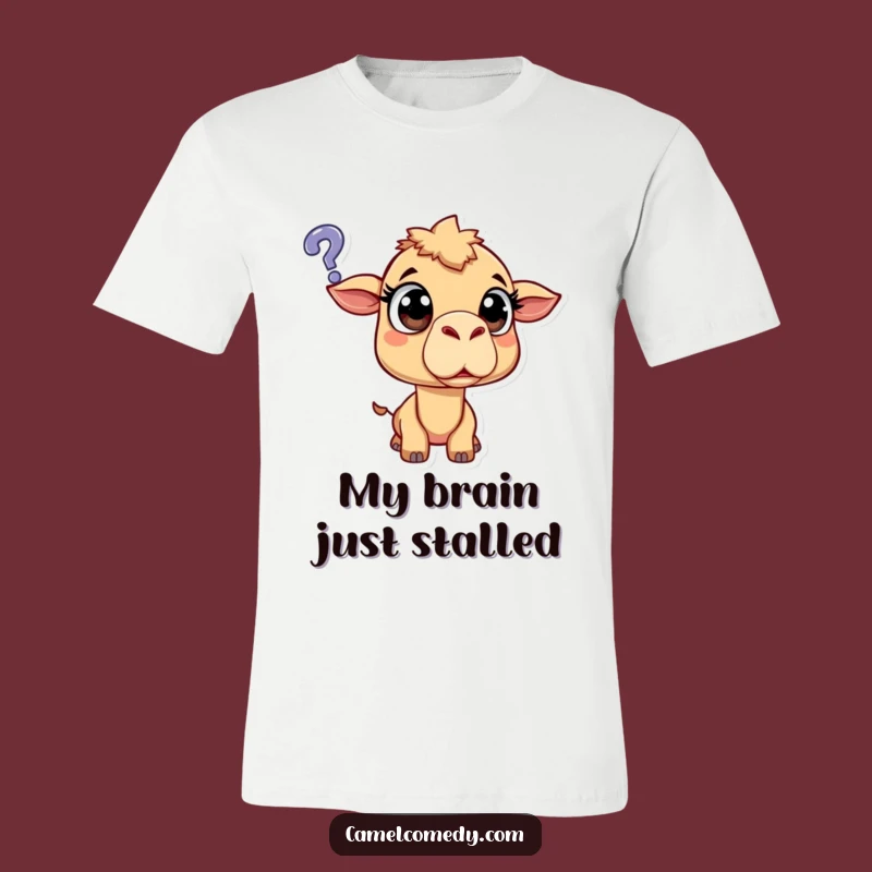 Funny Surprised Camel T-Shirt - Hilarious Mystery Tee for Camel Fans