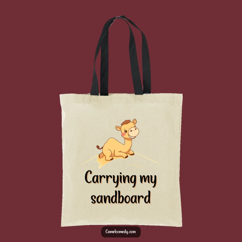 Funny Kawaii Camel Tote Bag - Hilarious Desert Adventure Carry-All