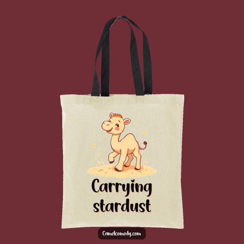 Funny Camel Star Kicker Tote Bag: Playful Desert Fun for Everyday