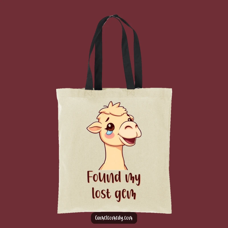 Funny Delighted Camel Tote Bag - Carry Your Happy Tears