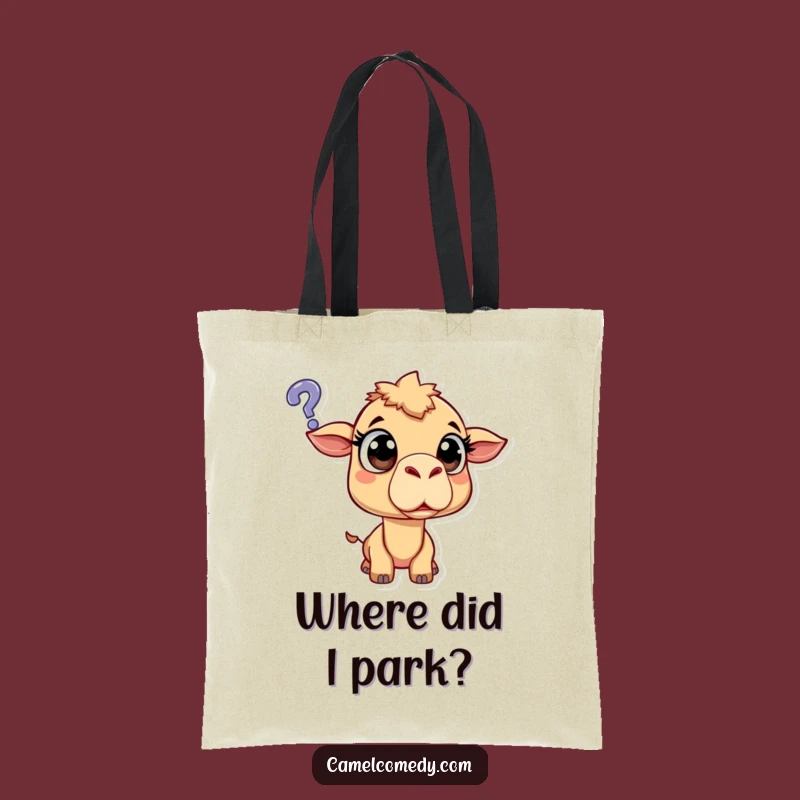 Funny Surprised Camel Tote Bag - Carry Your Laughs in Style
